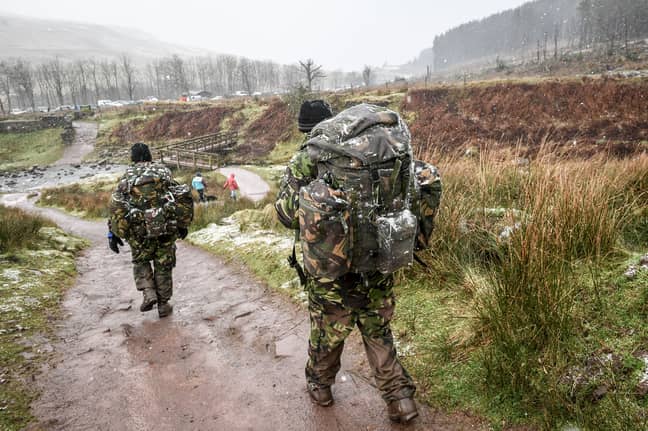 SAS recruits are subjected to a gruelling six-month selection process. Credit: PA