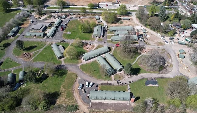 A huge military base set has been created in Buckinghamshire. Credit: Splash