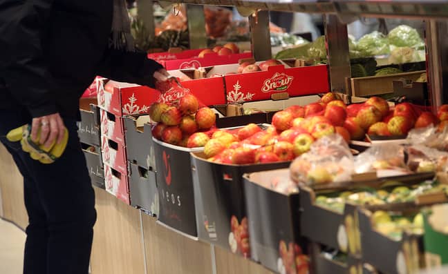 Sainsbury's is scrapping plastic bags for loose items such as fruit and veg. Credit: PA