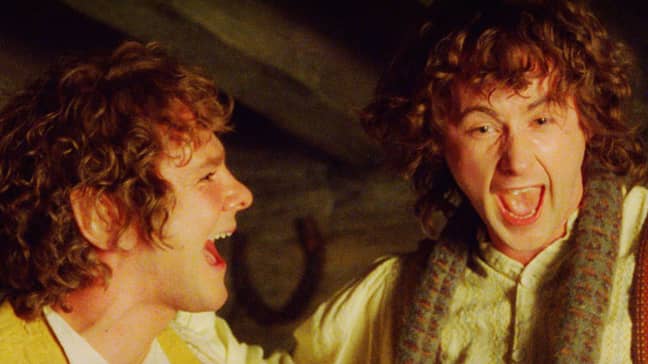 Hobbits having fun Credit: New Line Cinema