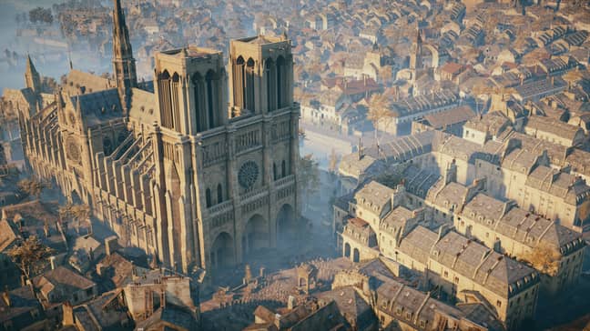 The game's version of the old Gothic cathedral. Credit: Ubisoft