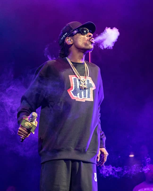 The rapper has long been an outspoken advocate of legalising weed. Credit: PA