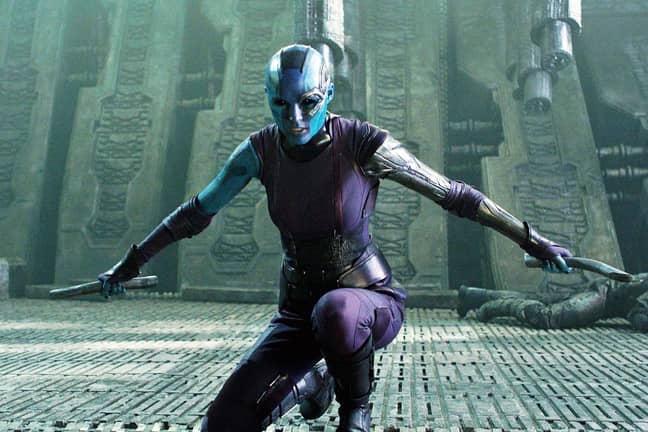 Gillan says her get-up as Nebula affects her portrayal of the character. Credit: Marvel