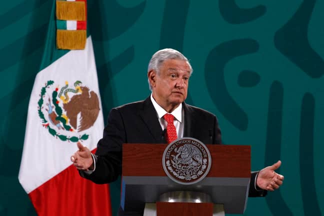 The Mexican president. Credit: PA
