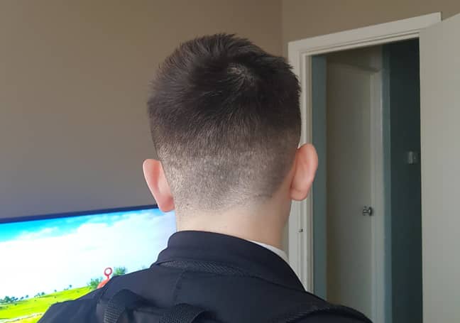 Teenage Boy Sent Home From School Over 'Inappropriate Haircut' - LADbible
