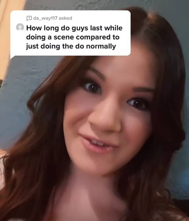 Alison Rey passed the question over to Nathan Bronson. Credit: TikTok