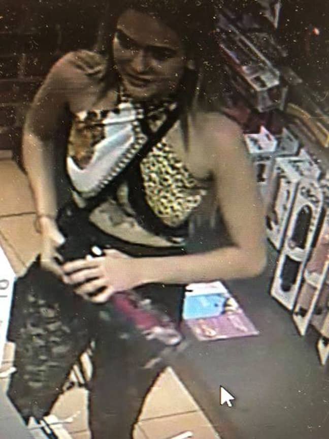 One of the women who is accused of stealing $600 worth of sex toys. Credit: Facebook/Libido Adult Super Store