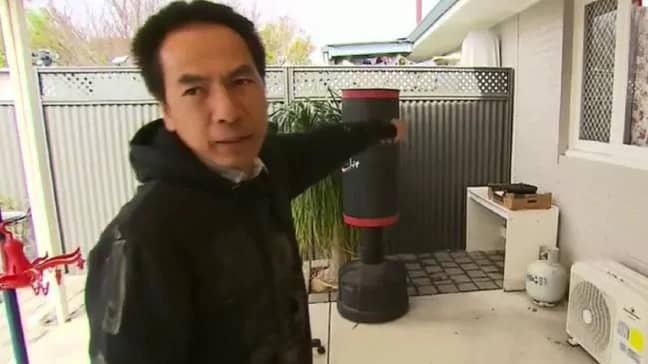 Mr Vu says he has moved the barbecue. Credit: Nine News
