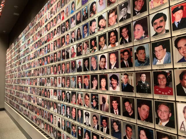 Photos of the victims of the 9/11 attacks are on display in the Ground Zero Memorial Museum in New York. (Credit: PA)