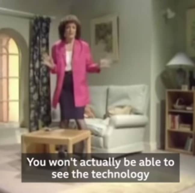 Predictions made guessed that the gadgets in the home wouldn't be seen. Credit: BBC/Tomorrow's World 