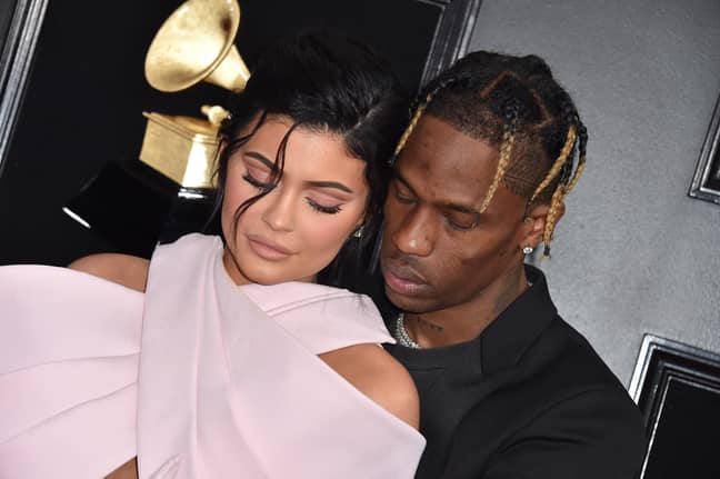Kylie Jenner and Travis Scott. Credit: PA