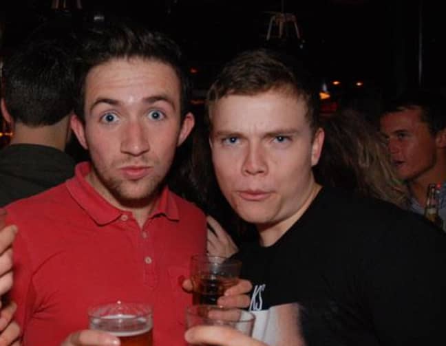 This may very well be the picture. That's me on the left, when I had hair. Credit: Gaz from Geordie Shore (possibly)