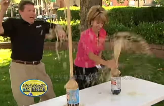 Steve Spangler wowed the world with his Mentos experiment. Credit: Steve Spangler