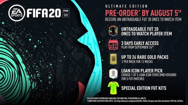 FIFA 20 Ultimate Team Credit: EA Sports