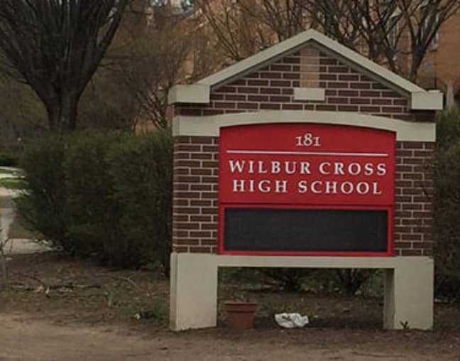 The victim was a student at Wilbur Cross High School at the time of the incident. Credit: NBC Connecticut.