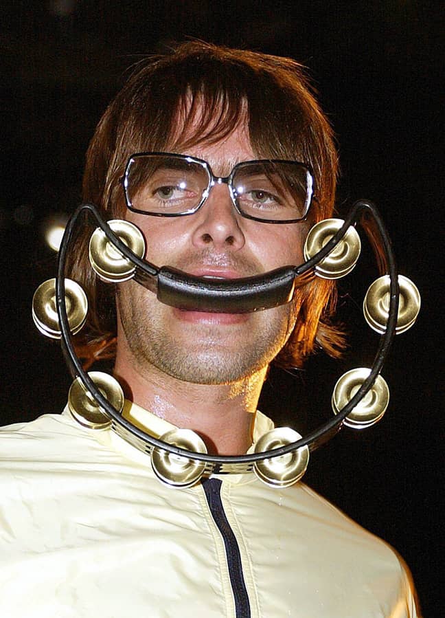 Liam Gallagher on stage in Germany in 2002. Credit: PA