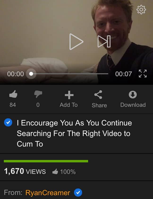 Credit: PornHub/Ryan Creamer