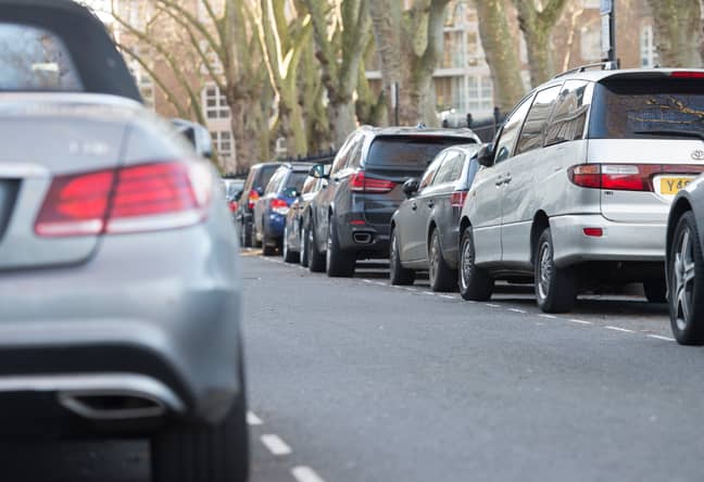 Parking on the pavement could be banned across England. Credit: PA