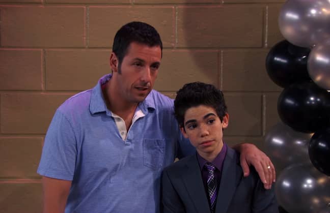 Adam Sandler appeared in an episode of Jessie alongside Boyce. Credit: Disney