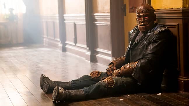 Fraser as Robotman in Doom Patrol. Credit: Warner Bros