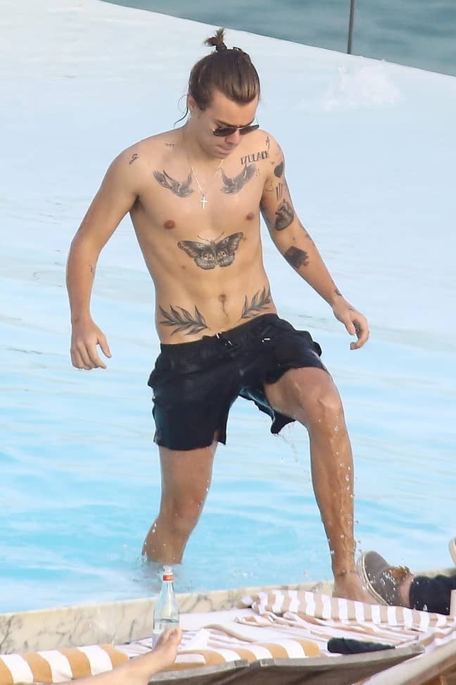 Harry Styles has four nipples. Credit: Backgrid