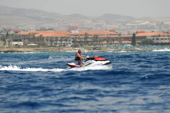 This could be you off the coast of Paphos. Credit: PA