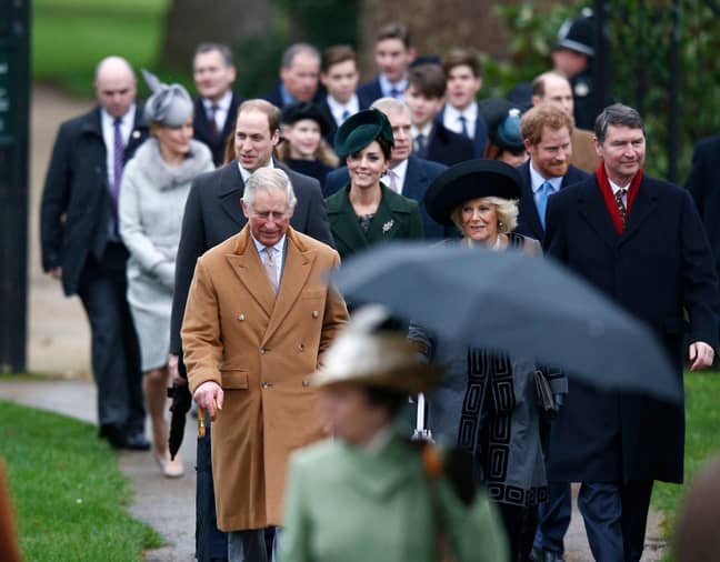 The Royal Family attending a Christmas Day service in Sandringham in 2015. Credit: REUTERS/Alamy Stock Photo