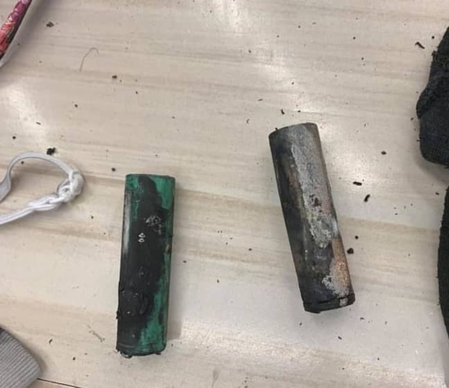 It's claimed the vape pen exploded while in her backpack. Credit: Cal Fire