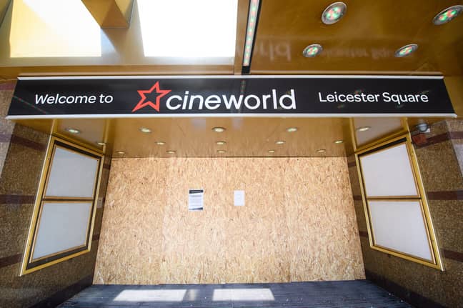 Cineworld closed its branches on 18 March. Credit: PA