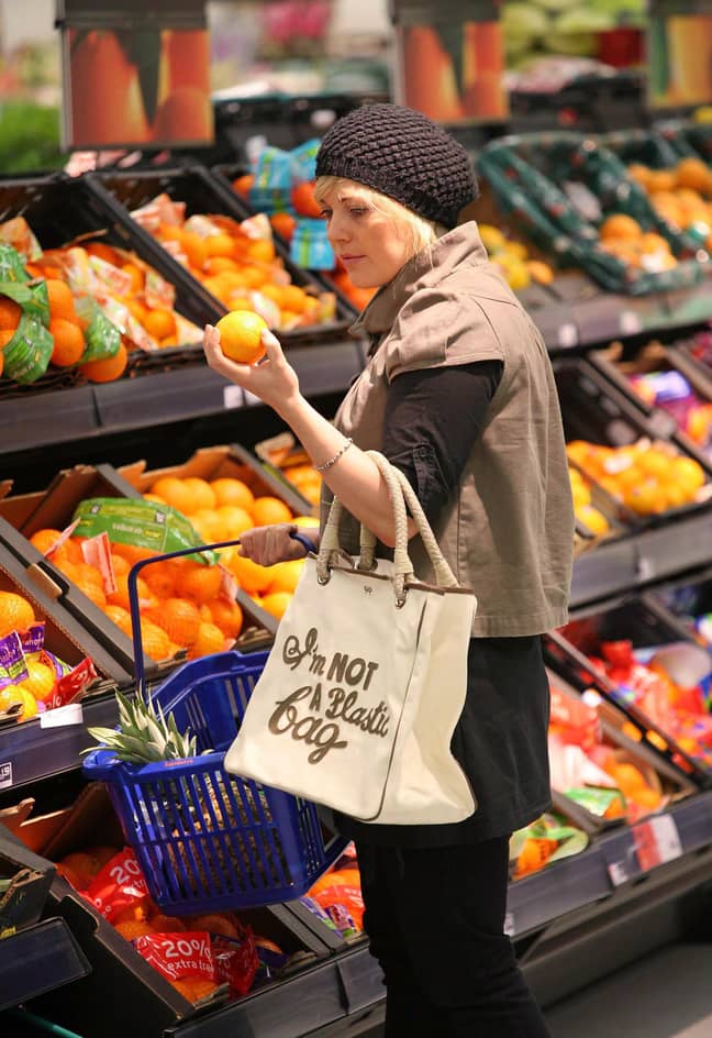 Customers will be able to purchase reusable bags made from recycled materials. Credit: PA