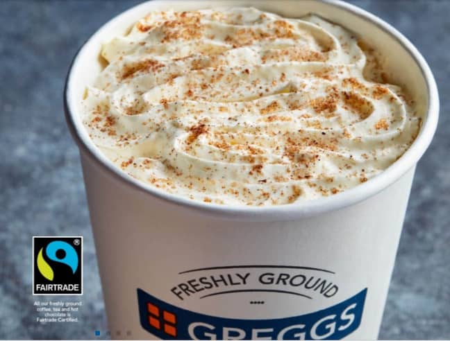 Greggs Pumpkin Spice Latte Is Out Today. Credit: Greggs