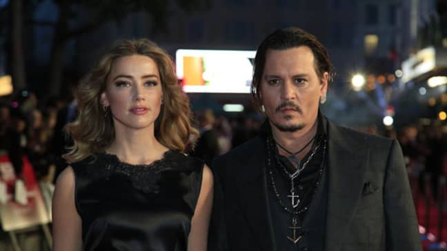 Johnny Depp and ex-wife Amber Heard. Credit: PA