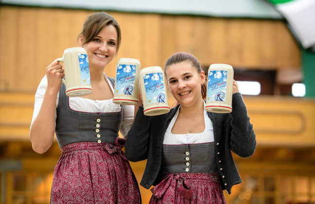 The traditional Bavarian dress