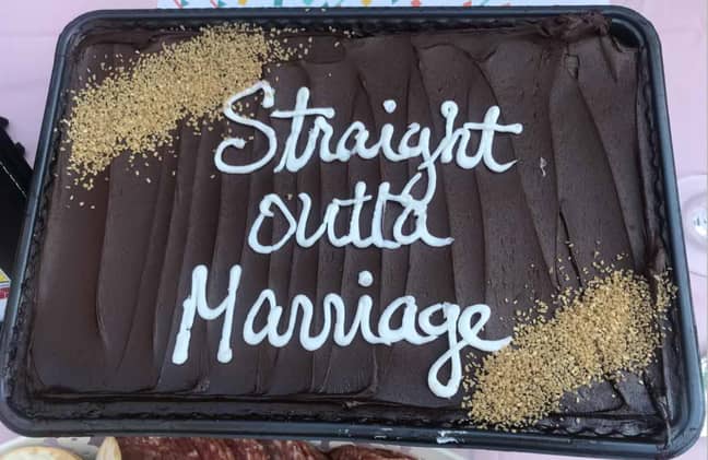 You can't have a divorce party without divorce cake. Credit: Media Drum World 
