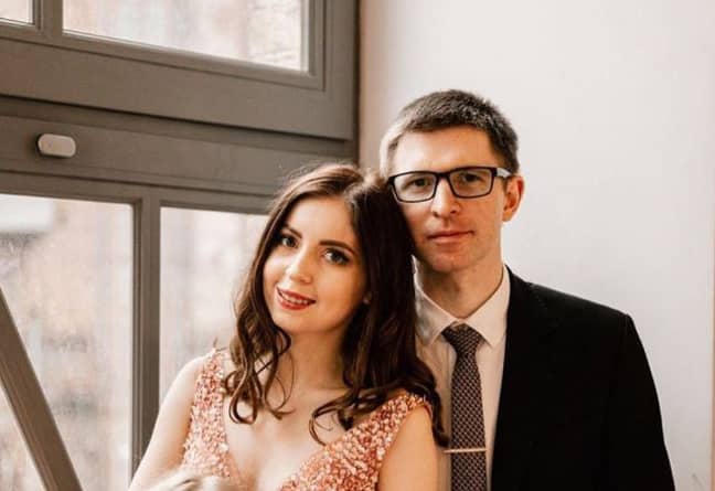Ekaterina Didenko with her husband Valentin. Credit: East2West 