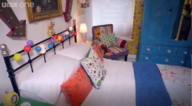John and Rachel's new bedroom went down like a lead balloon. Credit: BBC