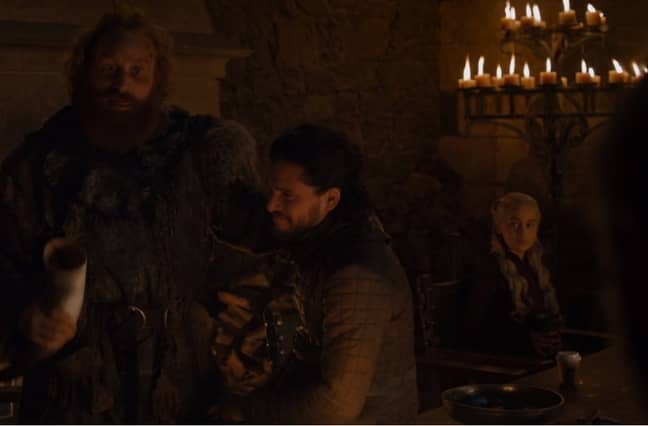 Viewers noticed the out of place beverage at the feast. Credit: HBO
