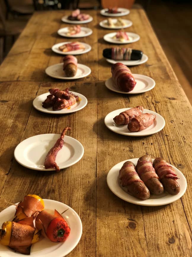 Chef Jim Thomlinson promises many creative twists on the classic pig in blanket. Credit: SWNS