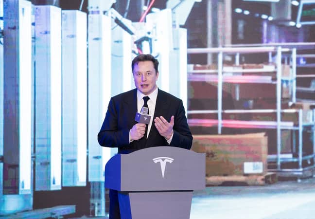 Musk's Tesla shares have risen dramatically this year. Credit: PA