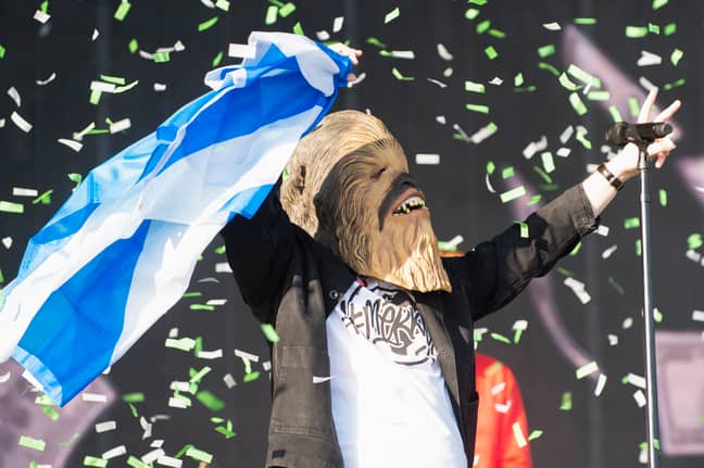 Capaldi taking to the stage at TRNSMT Festival. Credit: PA