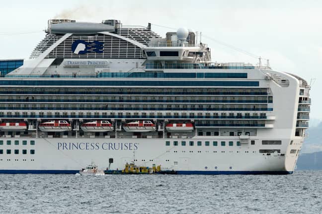 Ten people have tested positive for the virus on board the ship. Credit: PA