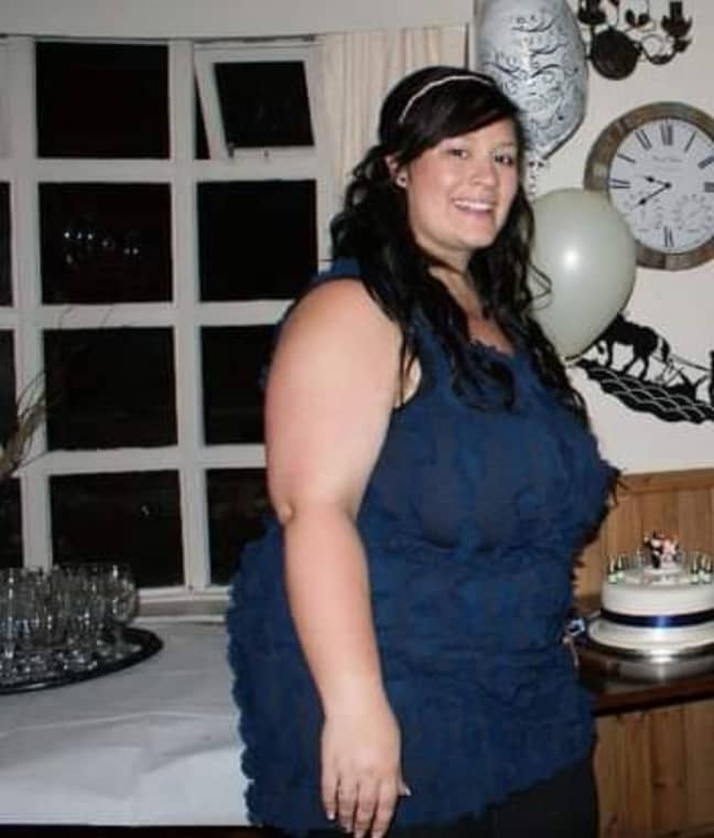 At her biggest, Kym weighed more than 21st. Credit: Kennedy News 
