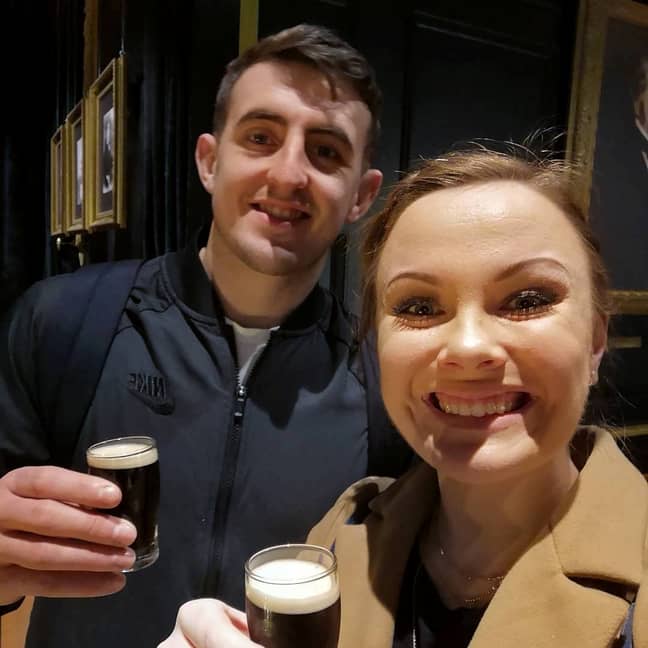 Shauna Gracey and Tom Maguire were born in the same hospital on the same day 26 years ago. Credit: SWNS