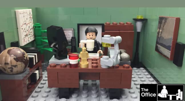 Jaijai Lewis's design for The Office set. Credit: Lego Ideas