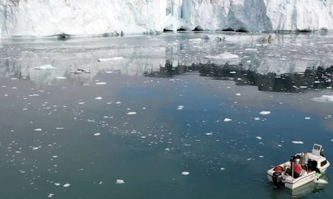 Melting ice is contributing to an alarming rise in sea levels. Credit: Mirror Pix