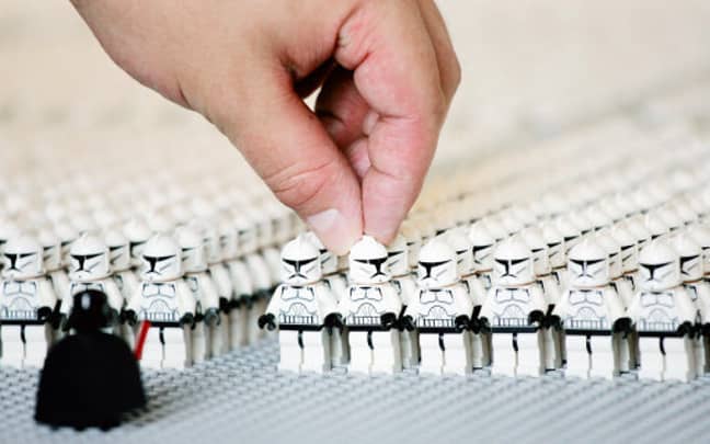The events are being set up to celebrate the arrival of new Star Wars LEGO sets. Credit: PA