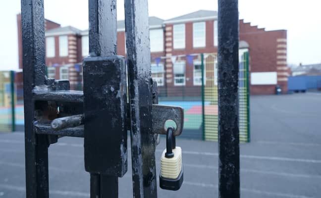 Stock image of school gates. Credit: PA