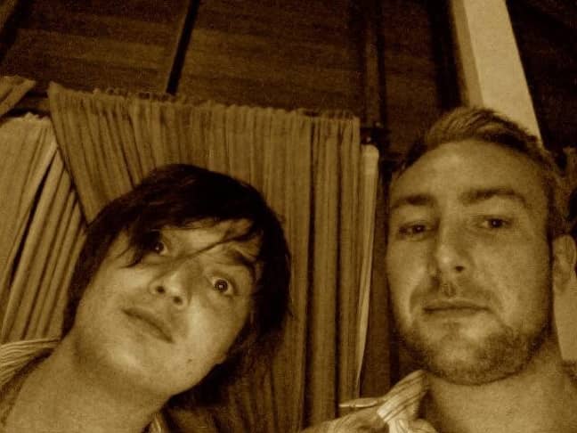 Adam with Pete Doherty. Credit: Adam Deering