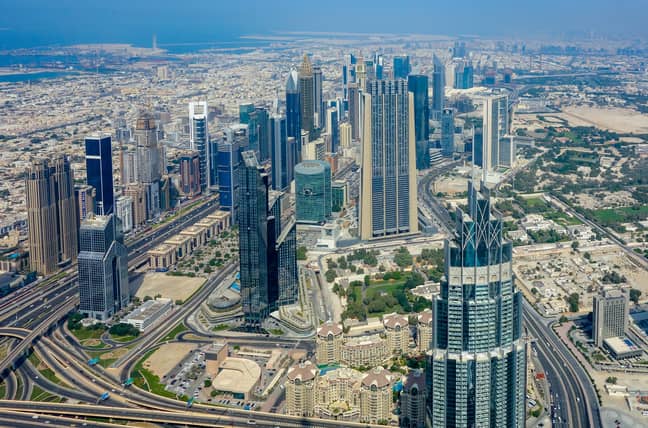 The present-day Dubai skyline. Credit: PA