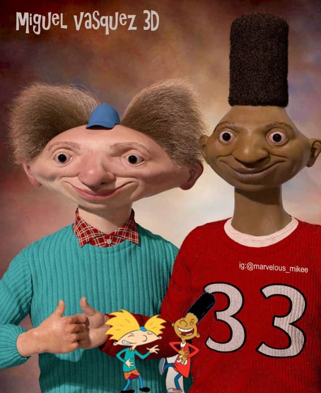The Hey Arnold! Characters Have Been Morphed Into Real-Life Humans And It's  Hideous - LADbible